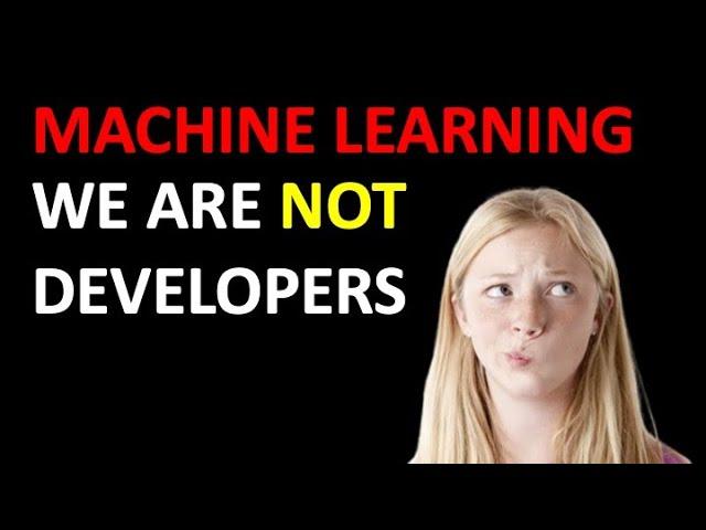 We are Not Developers