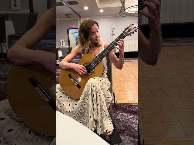 Ana Vidovic plays Jim Redgate’s exquisite "Guitar #500”, a beautiful Cedar double top