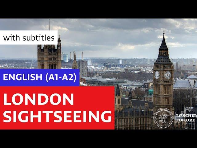 English - London sightseeing (A1-A2 - with subtitles)