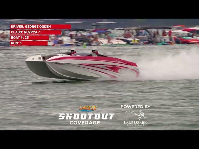 George Ogden 132mph at Lake of the Ozarks Shootout