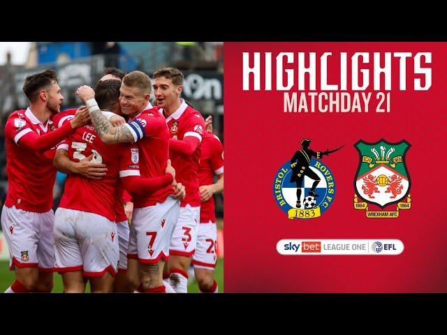 HIGHLIGHTS | Bristol Rovers vs Wrexham