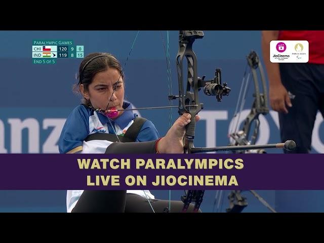 Sheetal Devi's Heartbreaking One-Point Loss | Paralympics Archery Highlights | JioCinema