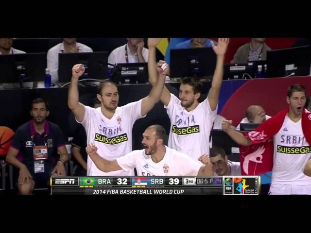 Serbia Brasil 2014 FIBA Teodosic vs Marcelinho