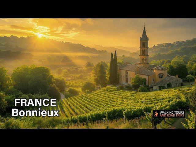 Beautiful French Villages - Bonnieux France - Village Tour in 4k video