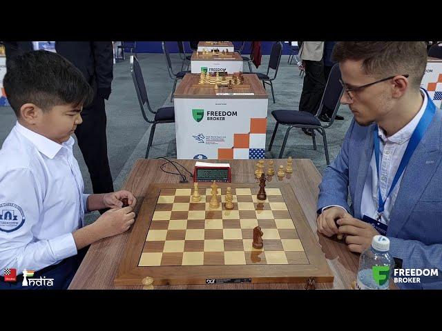 This 12-year-old boy is so confident! Khumoyun Begmuratov vs 2379 rated FM | World Blitz 2022