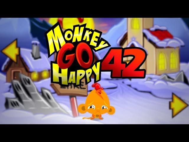 Игра "Счастливая Обезьянка 42" (Monkey GO Happy 42) - прохождение