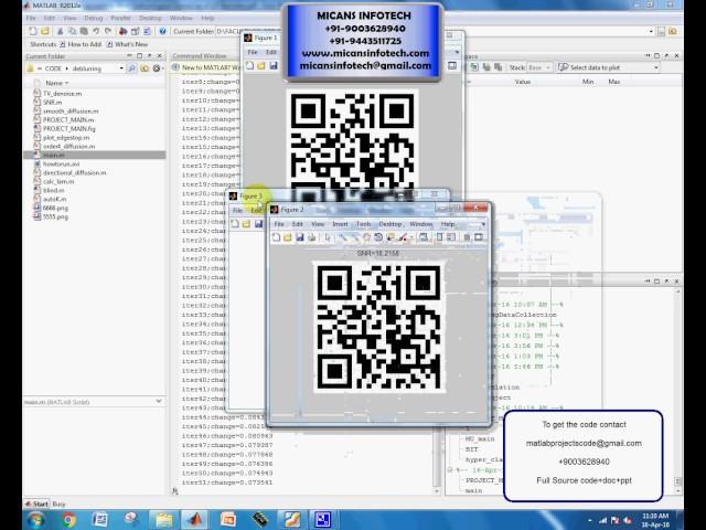 A Regularization Approach to Blind Deblurring and Denoising of QR Barcodes