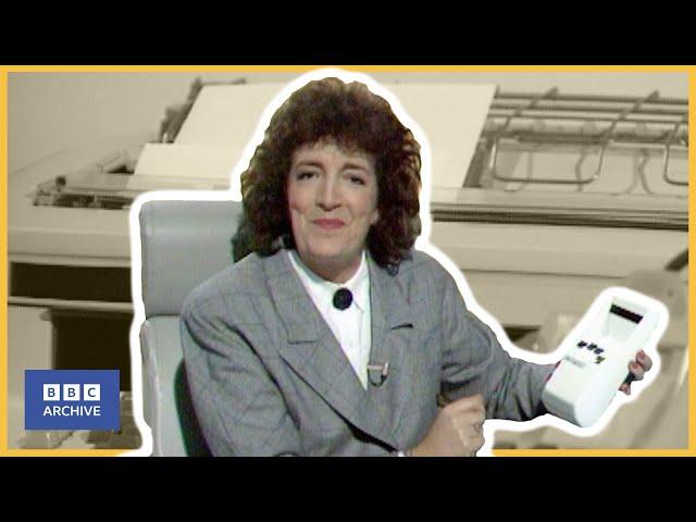 1988: The FUTURE of ELECTRONIC ORGANISATION |Tomorrow's World | Retro Tech | BBC Archive