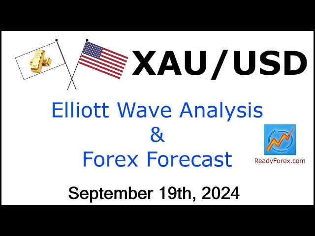 XAUUSD Elliott Wave Analysis | Gold Analysis | September 19, 2024 | XAUUSD Analysis Today