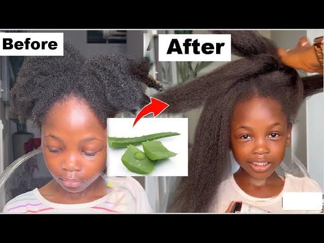 2 WAYS TO USE ALOE VERA FOR massive HAIR GROWTH. ALOE VERA TREATMENT FOR HAIR GROWTH. FULL WASH DAY