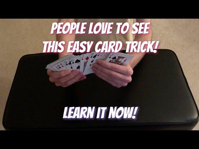 Vicarious - INCREDIBLY EASY Card Trick Performance/Tutorial