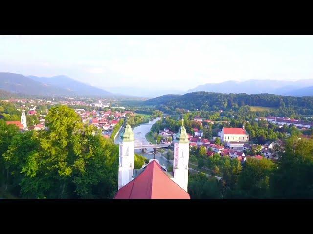 Stadt Bad Tölz Drohnenaufnahme