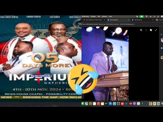 Captain smart + Prophet Eric Boachene Uche on Akua Donkor's de@th