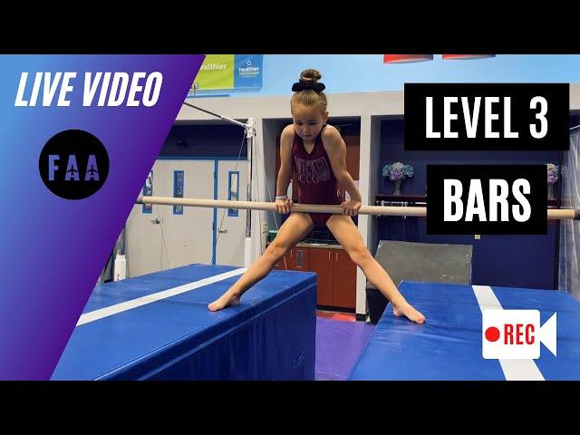 Level 3 Bars Live with Coach Victoria (Level 3 Routines)