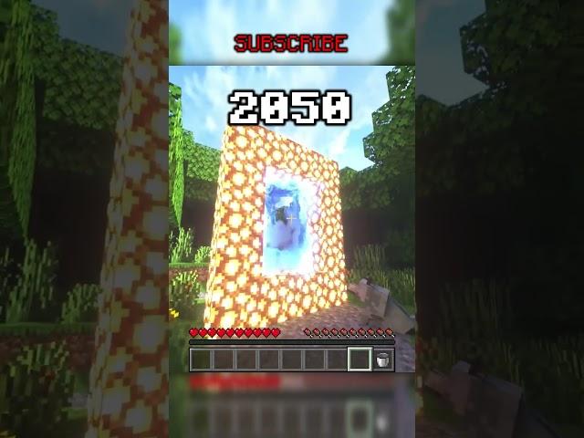 Minecraft 2023 VS 2050  #shorts