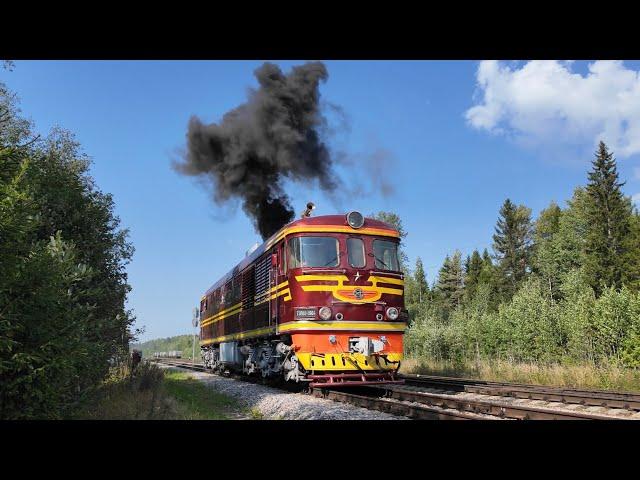 Diesel locomotive TEP60 back in operation in 2024! Return of the Soviet legend