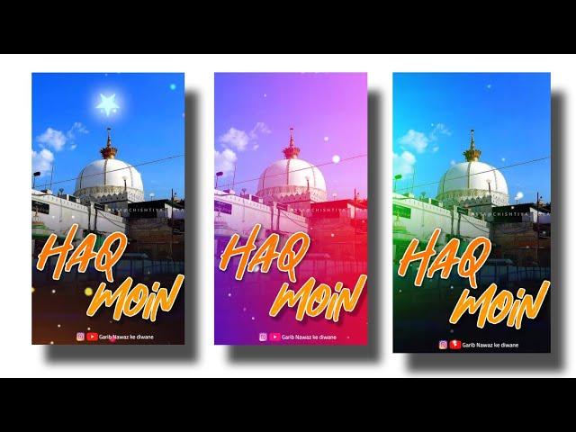 Khawaja Garib Nawaz status 2021 | kgn status full screen HD | new qawwali whatsapp status 4k #shorts