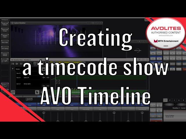 Creating a Timecode show using AVO Timeline Feature // Reaper Markers // Winamp Timecode