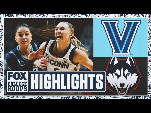 Villanova Wildcats vs. UConn Huskies Big East Tournament Highlights | FOX College Hoops