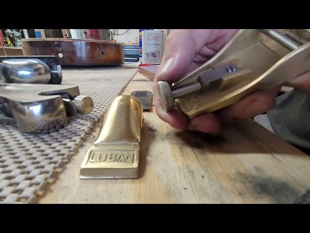 Luban no. 102 block hand plane Lie Nielsen copy brass plane