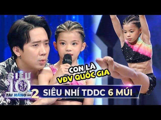 Bé gái 9 tuổi 'GÂY SỐT' với 'CƠ BỤNG 6 MÚI' khiến Trấn Thành, Hari Won trầm trồ | Tập 10 Super 10