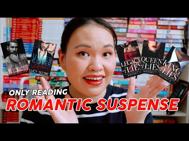 I Read Romantic Suspense Books For a Week | Book reviews | Romance Book recommendations
