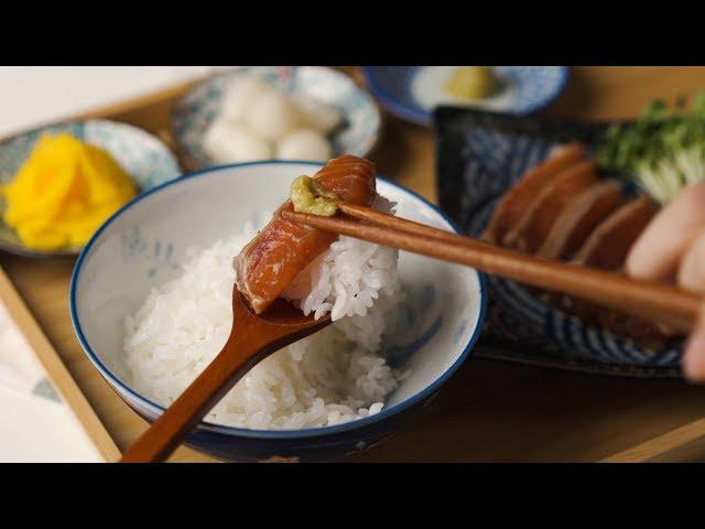 마트 생연어로 '직접 만든 연어장'- 맛간장 소스 만들기 | Soy sauce marinated Salmon