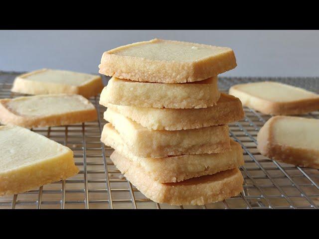 3-ingredient Butter Cookies/ Shortbread Cookies/ Easy and Delicious