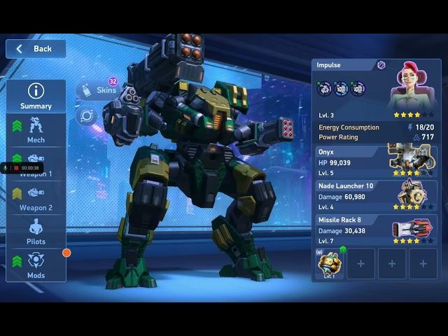 Mech Arena I Unlocked Storm Rack 10 