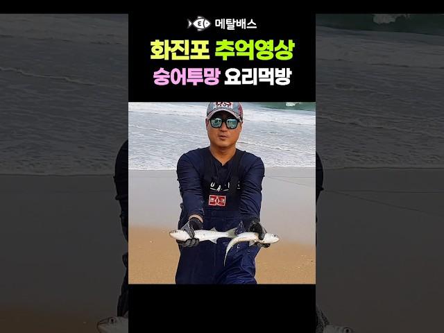 화진포해수욕장 바다투망 추억영상, 숭어투망 요리먹방, 만능투망 양손모아치기, 숭어회뜨기, 숭어탕수육, 숭어튀김, 고성 동해바다 #castnet #fishing #playpesca