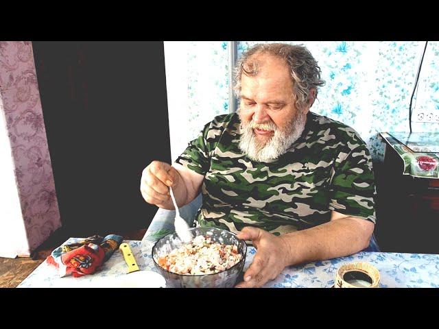 Салат ПО - Русски с помидорами от Василича Готовим с настроением и получается вкусно !
