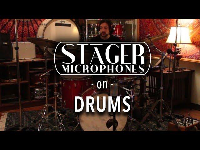 Stager Microphones on Drums