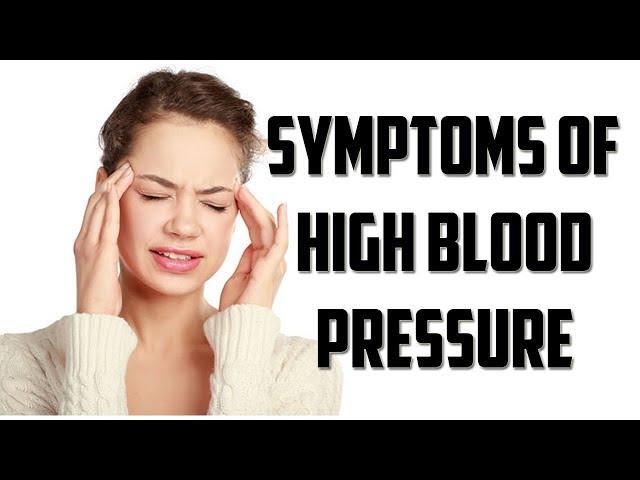 High Blood Pressure | Signs & Symptoms Of High Blood Pressure | Health Tutor | Health Tips |