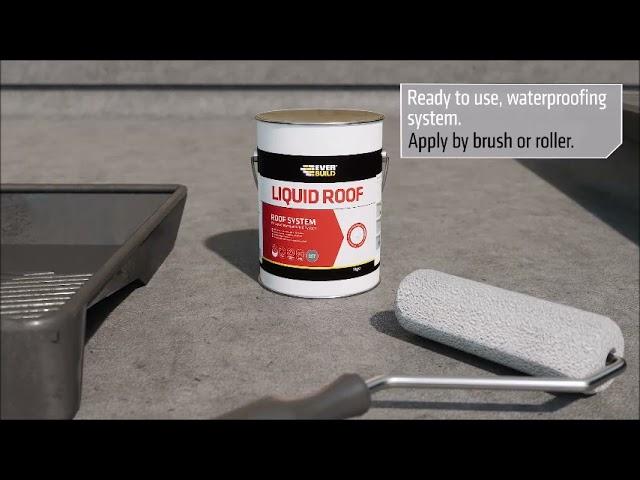 Everbuild Aquaseal Liquid Roof Demonstration Video