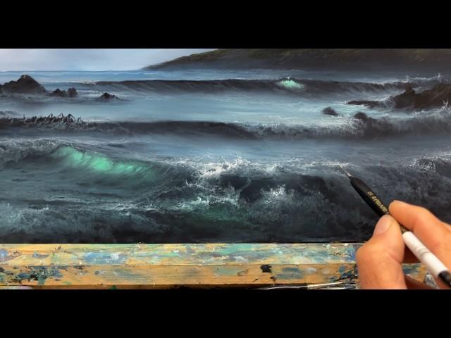 PASSING STORM Oil Painting Demonstration by Alan Kingwell