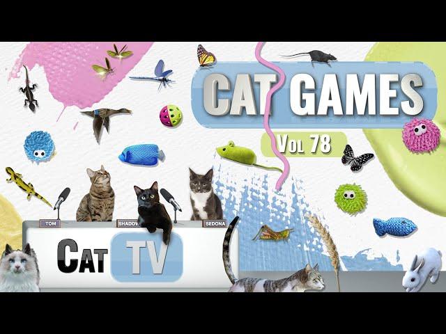 CAT Games | Ultimate Cat TV Compilation Vol 78 | 4 HOURS  