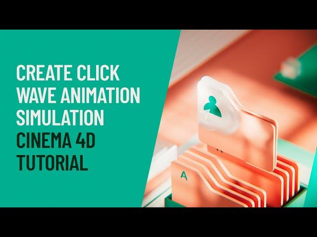 Cinema 4D Tutorial - Create Click wave Animation Simulation