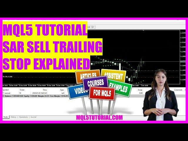 MQL5 TUTORIAL - Sar Sell Trailing Stop explained (in 4 min)