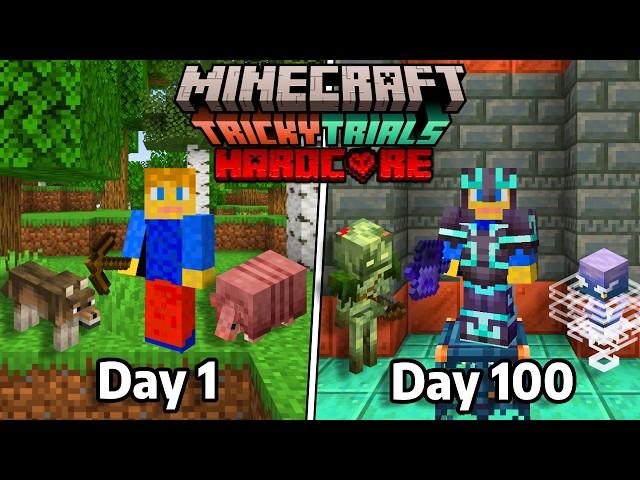 I Survived 100 Days in 1.21 HARDCORE Minecraft…