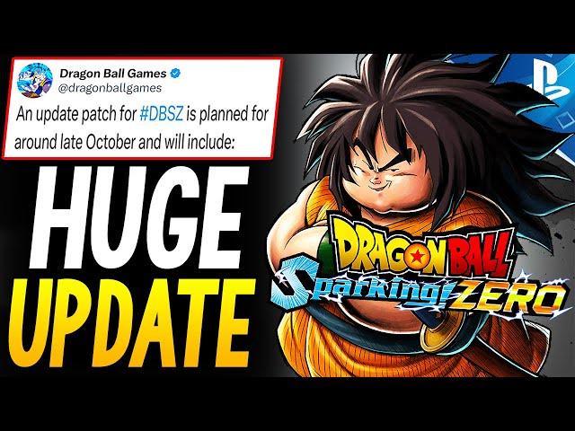 HUGE Dragon Ball Sparking Zero UPDATE - MAJOR NEW PATCH Revealed, Yajirobe NERF, DLC Update + More!