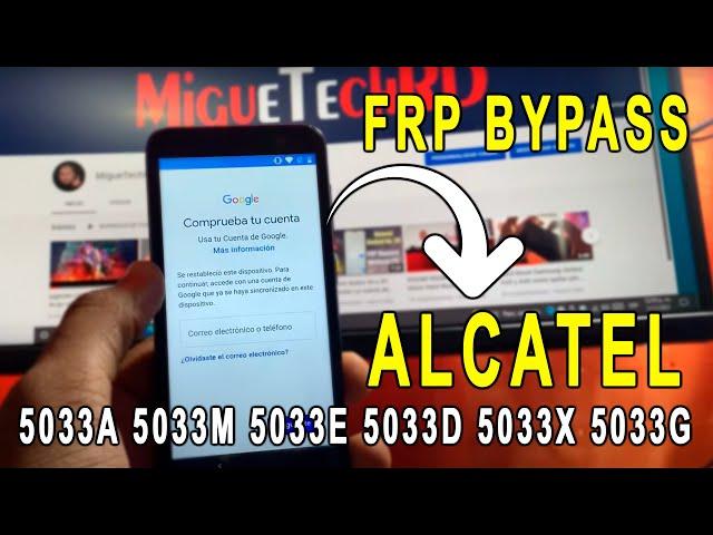 como eliminar Cuenta de Google Alcatel 1 | Alcatel 5033A 5033M 5033E 5033D  5033X  5033G sin Pc 2021