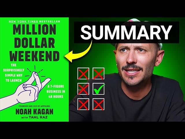 Million Dollar Weekend Summary (Noah Kagan) — Start a 7-Figure Business in the Next 48 Hours  