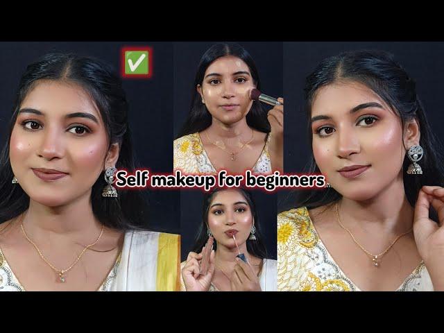 Self makeup for Beginners Step by Step  full details | Beautyglam Dipa #selfmakeup #makeuptutorial