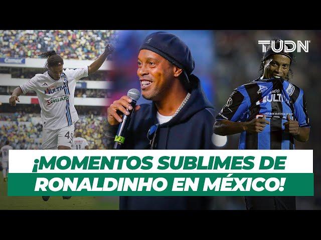  ¡LA SONRISA DEL FUTBOL! ️ Momentos que dejó Ronaldinho en México  | TUDN