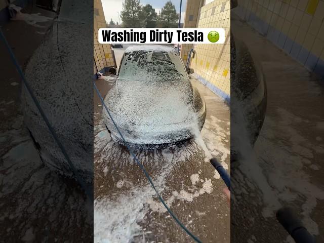 My Tesla Was COVERED In Dirt and Dust 