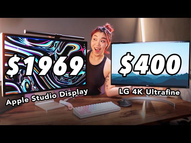 Apple Studio Display vs LG 4K! MONITOR BATTLE 