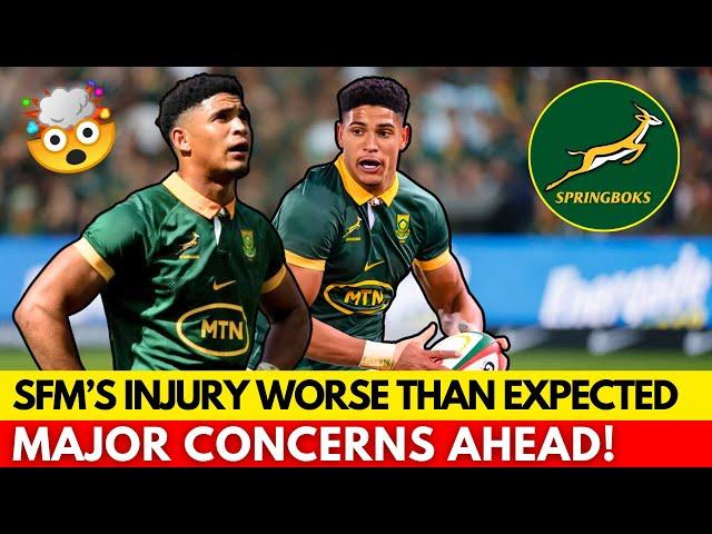 BAD NEWS FOR THE BOKS STAR SACHA FEINBERG MNGOMEZULU | SPRINGBOKS NEWS