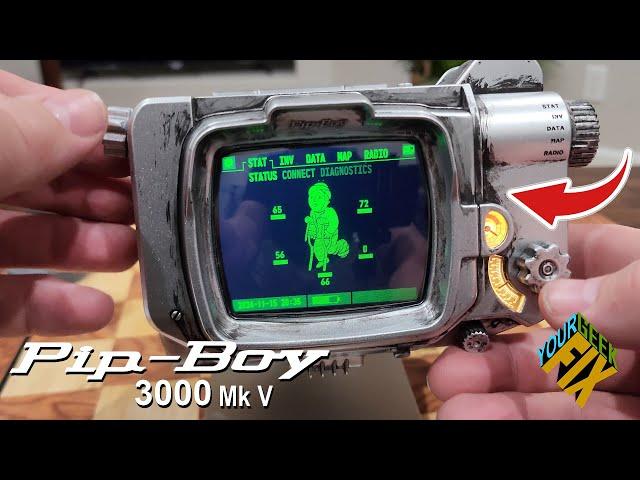 Unboxing, Updating, and Review of the Working Die-cast Pip-boy 3000 Mk V 2024