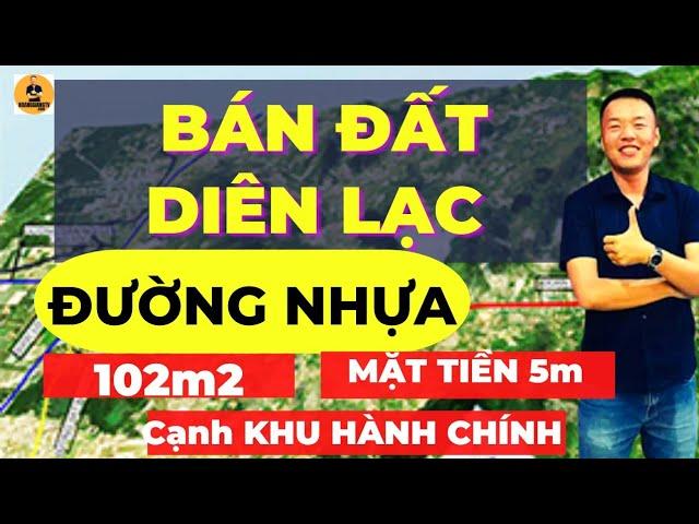 BÁN ĐẤT DIÊN LẠC đường thông sang KHU HÀNH CHÍNH MỚI huyện DIÊN KHÁNH | HOANGGIANGTV