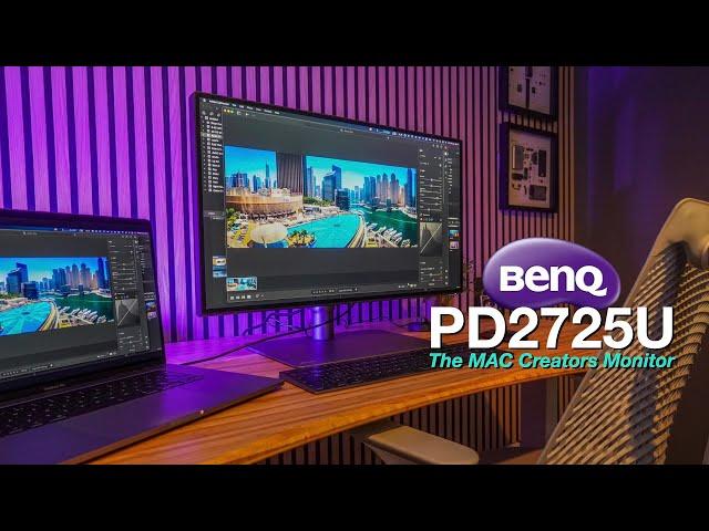 BenQ PD2725U 4K Monitor | The Apple Creators Choice with Mac Mode